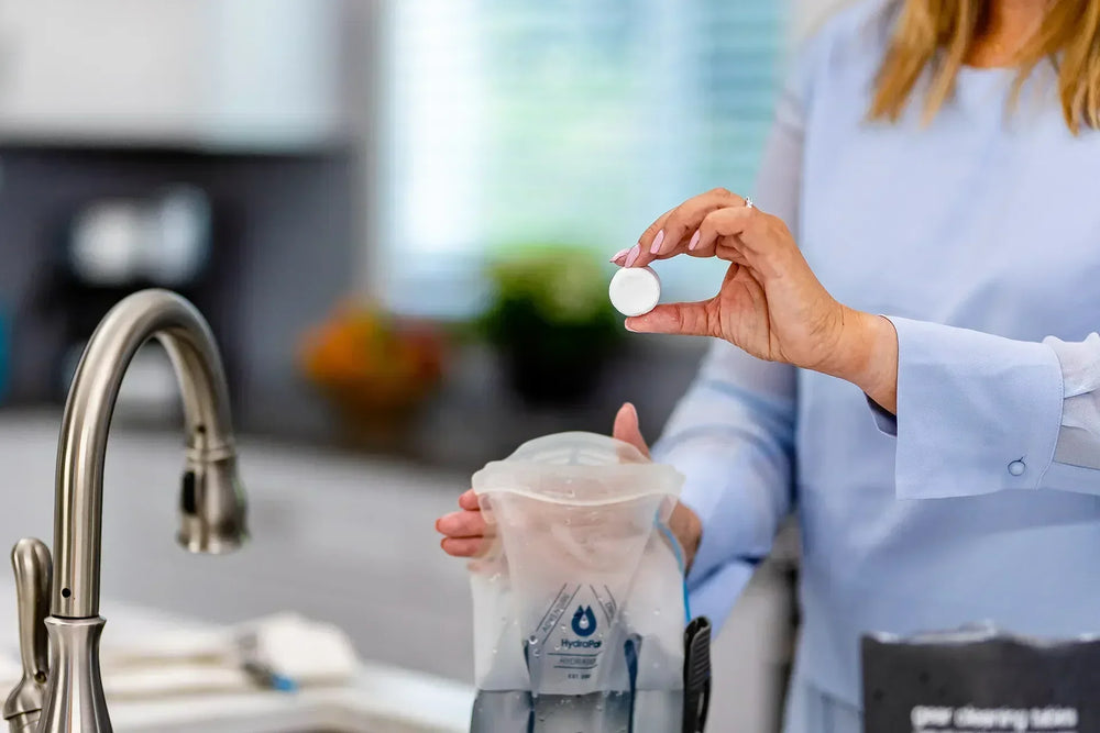 How to Clean a Water Bottle or Hydration Bladder Without Scrubbing